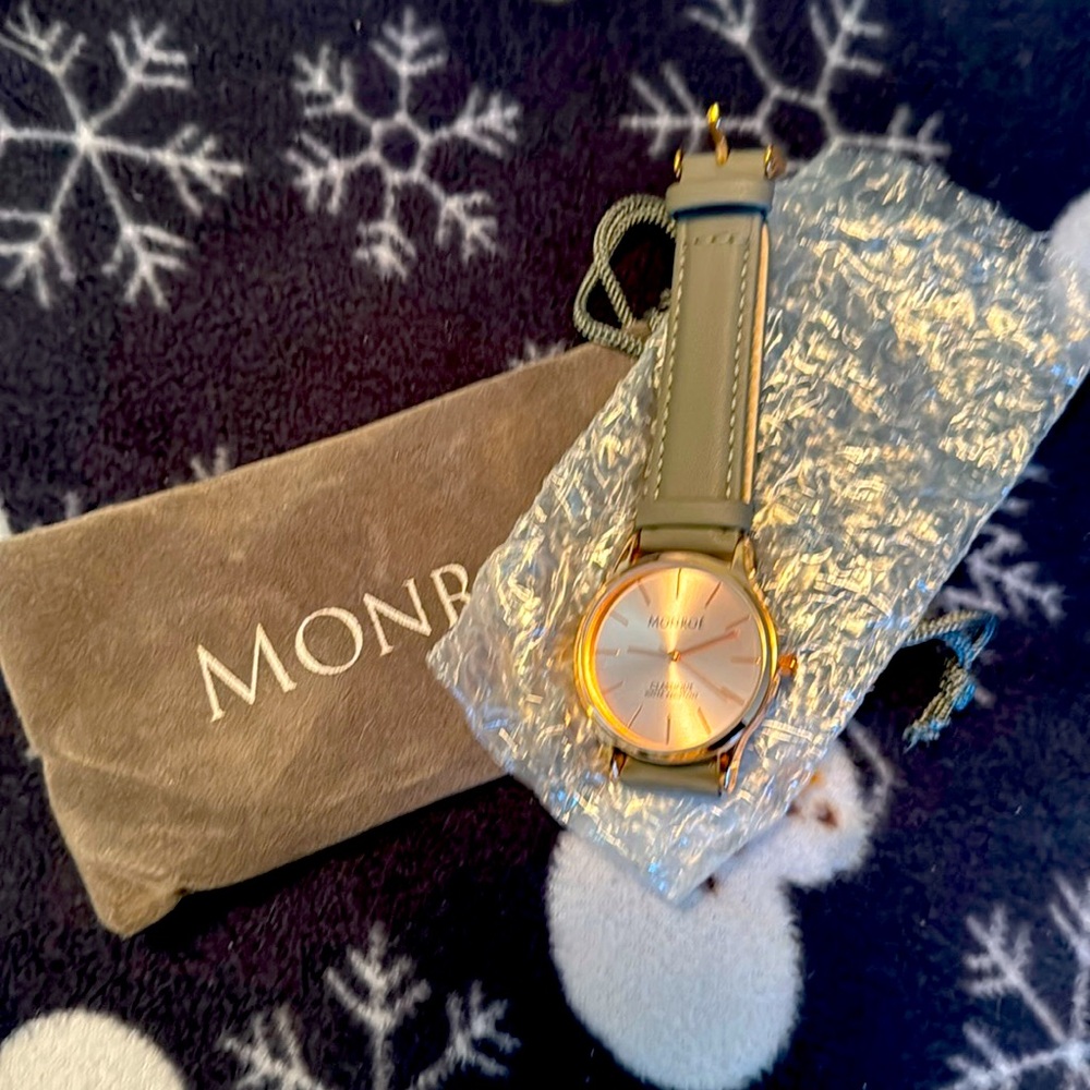 Monroe Rose Gold Watch- NWOT